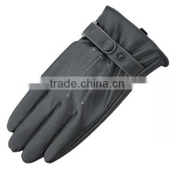 Wholesale Winter Men's Golovs/ Black Leather Glove for Touch Screen/2015 Winter,touch Screen Leather Gloves photo-5
