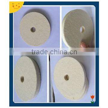 wool felt wheels with plastic cap,wool felt polishing wheel