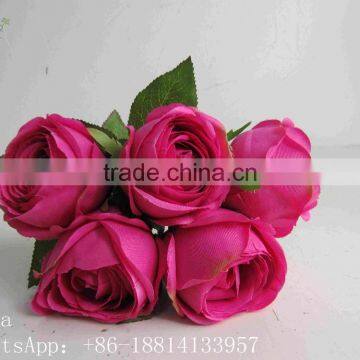 Bulk Artificial Rose Flower Six Heads Flower Rose photo-3
