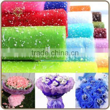 Flower mesh wrapping