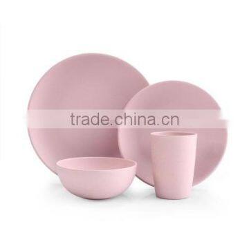 Anhui eco bamboo fiber tableware set