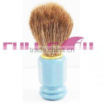 plastic handle shaving brush and beard brush