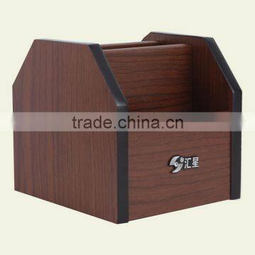 customized penholder , wood pen container