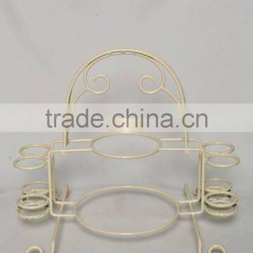 golden coloure fancy wine bottle stand