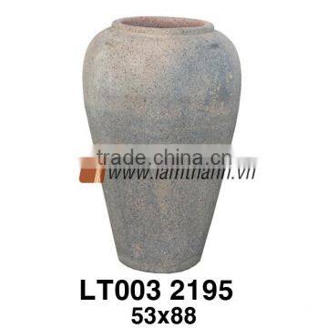 Vietnam High Simple Rustic Old Stone Pottery For Manufacturer