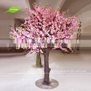 BLS030 GNW mini peach blossom tree 6ft pink color for wedding decoration