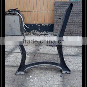 Outdoor Wooden Bench, Wood Park Bench, Cast Iron and Wood Garden Bench photo-2