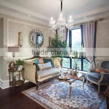 High End Hotel Rectangle Wall Mirror, Iron Decorative Mirror photo-2