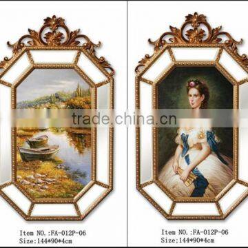 FA-012G-01 Antique Frame Oil Paintings for Decor photo-5