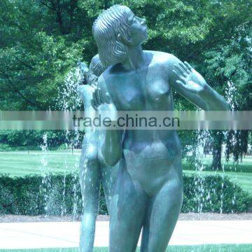 bronze casting foundry garden statues life size woman body sculpture