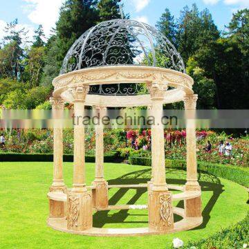 Beautiful Simple Stone Gazebo with High Quality GAB-008