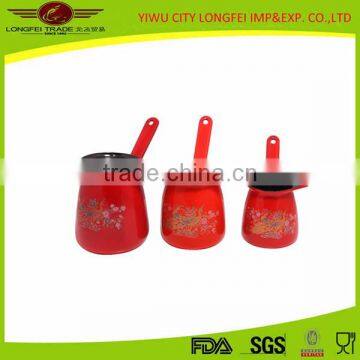 Red Color Enamel Coffee Warmer /coffee Pot photo-3