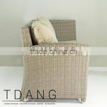 Sonoma Wicker Sofa 3 Seats Right Hand - Rattan Patio Furniture Garden Bench. photo-3