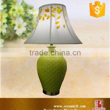 Round Blue Antique Vintage Porcelain Table Lamps photo-5