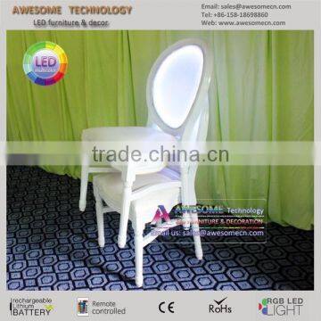 Stackable Lovely White Chair for Events Weddings (CH004) photo-6