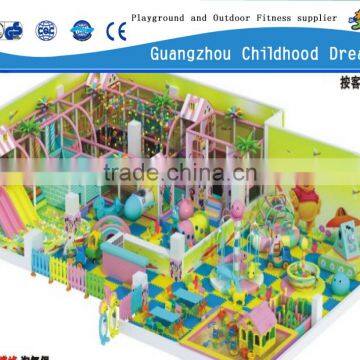 $39.00/Sq.m (B-0169) CE Certificated Big Slide Ball Pool Trampoline Colorful and Beautiful Indoor Playground