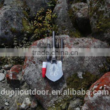 High-Class Multi-function Compact Emergency Gear With Shovel Knife Hoe and Flashlight photo-5