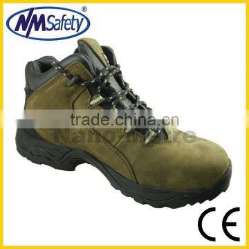 NMSAFETY Nubuck Leather Boots/Work Boots/rubber Shoe Sole photo-2
