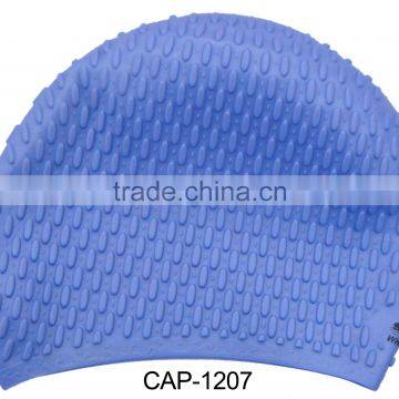 100% Silicone Shark Swim Cap,funny Swimming Cap,water Drop Design(CAP-1200) photo-5