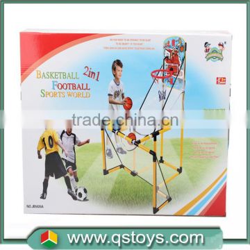 2015 hot fashion basketball stand with inflator and ball