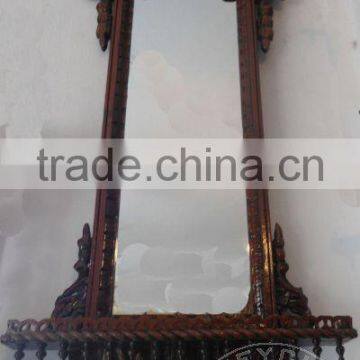 Antique Wooden Mirror Frame Large