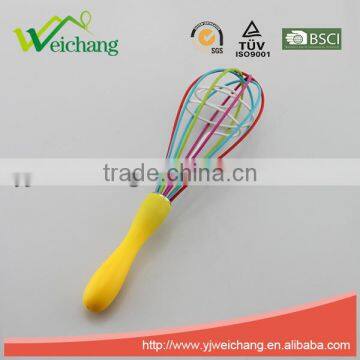 WCJ732 New design funny shape Egg whisk Silicone Wire Whisk, Egg Frother, Milk & Egg Beater Blender hot sales