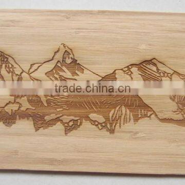 Fancy Laser Engraved Bamboo Card photo-3