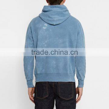 Adult Elastic Cuffs Polar Fleece Stone Washed Hoodie photo-2