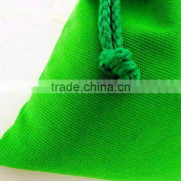 Custom Velvet Bag Green Drawstring Pouch Bag