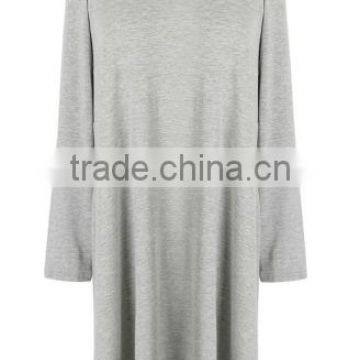 2016 Off Shoulder Slash Neck Long Sleeve Knee Length Women Casual Sexy Dress photo-3