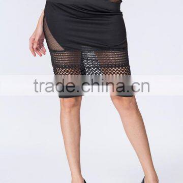 New Design Wholesale Women Clothing Manufacturer Sexy Black Pencil Skirt photo-4