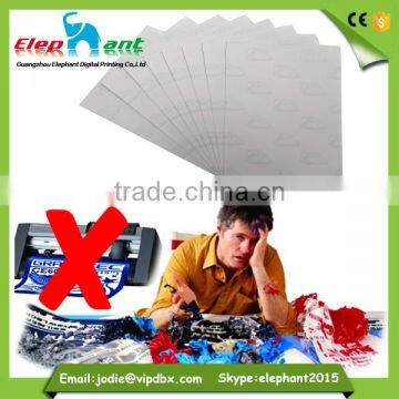 A4 Laser Heat Transfer Light No Cut Transfer Paper for Textile Printing