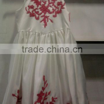 fashion sexy child girl dress backless dress