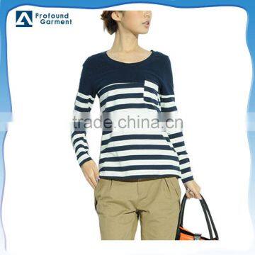 bulk blank pocket custom striped long sleeve extended design your own couple being human t shirt women blank wholesale