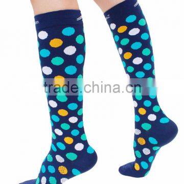 Compression Socks With Polka Dots Made of Nylon and Spandex photo-6