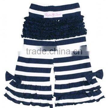 2017 New Arrival Baby Girls Clothes Western Style Kids Clothing Trousers Ruffle Wholesale Stripe Children Baby Harem Pants photo-2