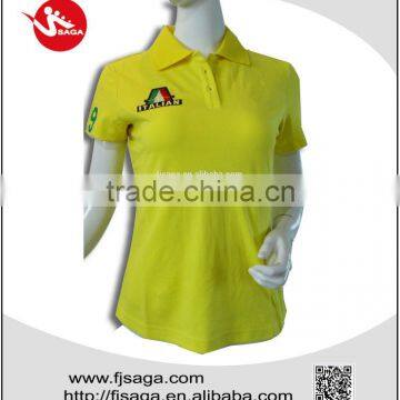 Girl's Polo T-shirts, Custom Polo t Shirt/t Shirt Polo,OEM Embroidery Polo Shirts photo-2