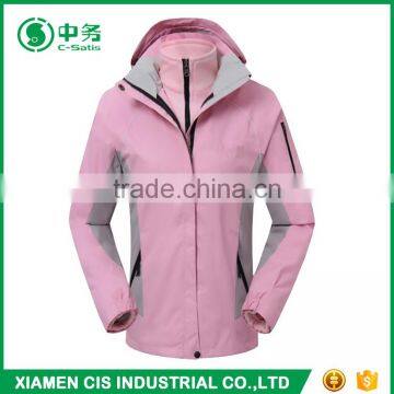 Quality Assured Winter Waterproof Orange Women Snow Jacket for Sale photo-4