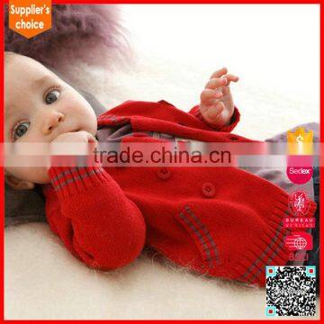 Wholesale new born 100%wool baby sweater design