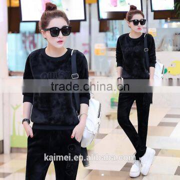 Wholesale Popular High Quality Gym Life Velvet Suits photo-2