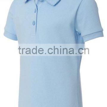 New Design T-shirt Woman TC Polo t Shirt China Factory photo-5