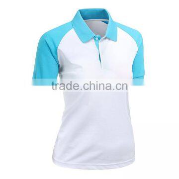 New Design Custom Ladies Polo Collar 100 Polyester Dry Fit PK Polo T-shirt photo-3