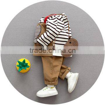 S17676A Korean Autumn Cotton Fashion Kids Boys Clothing Sets photo-3