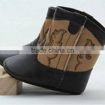 Warm Fashion Waterproof Sole Sole Baby Wholesale Cowboy Boots photo-3