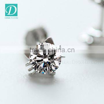 Golden Earring Designs For Women Cute Cat Shaped Fashion Earring