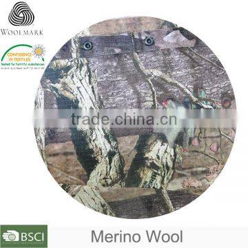 Merino wool hand woven fabric, rip stop camouflage fabric wholesale