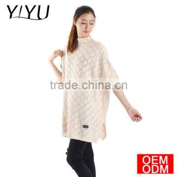 2017 Fall Women Short Sleeve Casual Loose Fit Knit Pullover Sweater photo-3