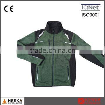 Hot Sales Melange Color Mens Weaving Wear Hiking Knitwear Jacket