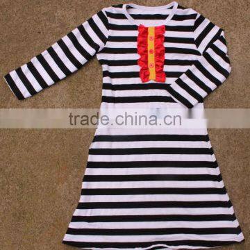 Cotton Long Shirts For Mom Plus Size Stripe Big Size For Lady Spring Blouse For Women White/Black Stripe Summer Long Top