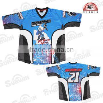 Custom Sublimation BMX Mountain Bikes Cycling Jersey photo-2
